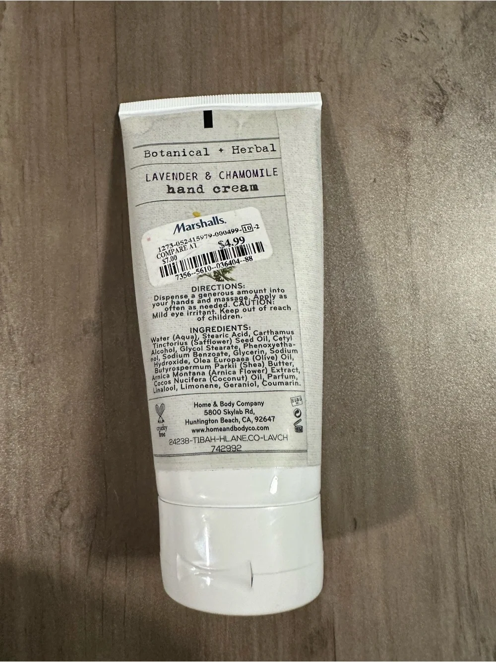 Lavender and chamomile Hand Cream New